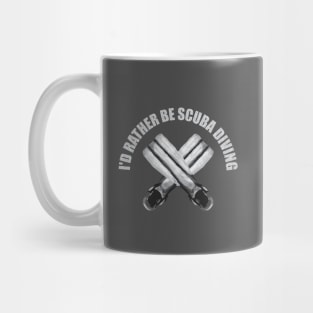 I'd rather be scuba diving Mug